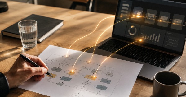 KI-Potenzialanalyse für Unternehmen, Marketing, Website und Prozessautomatisierung
